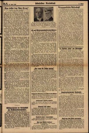 Zweite Ausgabe vom Mittwoch, den 24. April 1940.