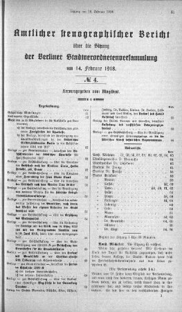 No. 4, 14. Februar 1918