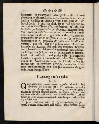 4-11, Praecognoscenda.