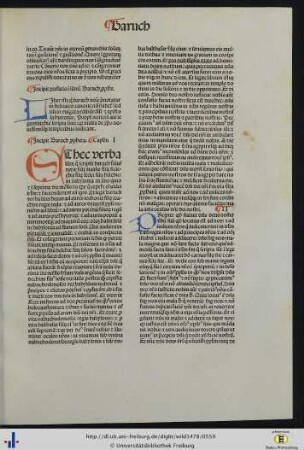 Prefatio in librum Baruch prophete