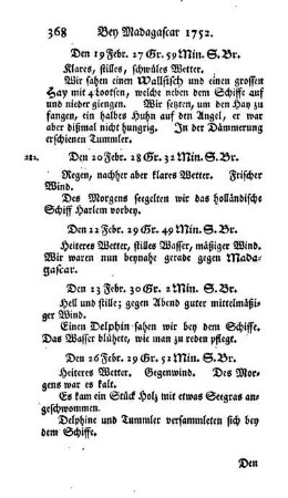 Bey Madagascar 1752