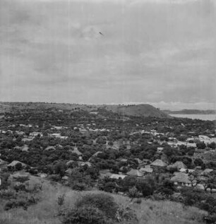 Panoramaaufnahme : Panorama der Stadt Mwanza