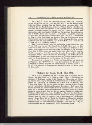 Ruhezeit bei Rozoy - April bis Mai 1918