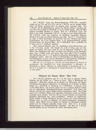 Ruhezeit bei Rozoy - April bis Mai 1918