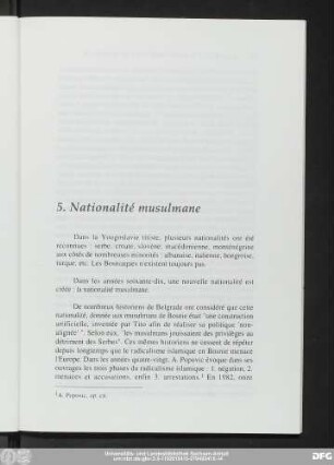 5. Nationalité musulmane