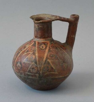 Tonflasche mit Henkel