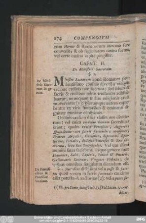 Caput. II. De Ministris Sacrorum.