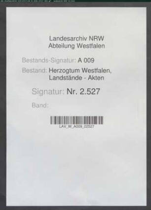 Kopfschatzliste des Amtes Rüthen (mit Namens- und Altersangabe der Kinder unter 12 Jahren)