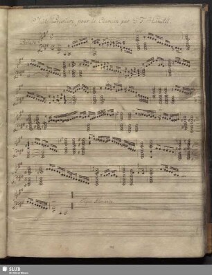 Suite Premiere pour le Clavecin
