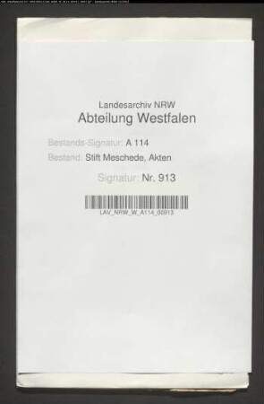 Joh. Huxe Schulte zu E. ./. Jost Heusern zu Meinkenbracht wegen eines angeblich zum Schultenhof gehörenden Landes
