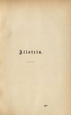 Allotria