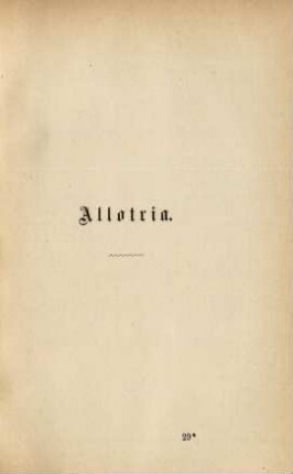Allotria