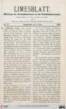 Nr. 27 (5. März 1898)