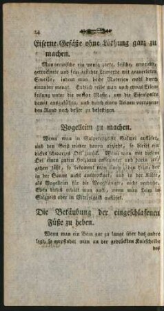 Vogelleim zu machen