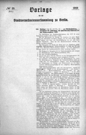 No. 13 (243), 5. April 1919