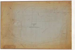Zentralbibliothek der Landbauwissenschaft, Bonn Neubau: Abzeichnung des Bebauungsplans 142 der Stadt Bonn, 1:500