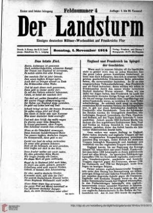 Hefte 4-6, November 1914