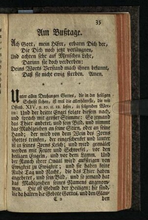 Am Bußtage