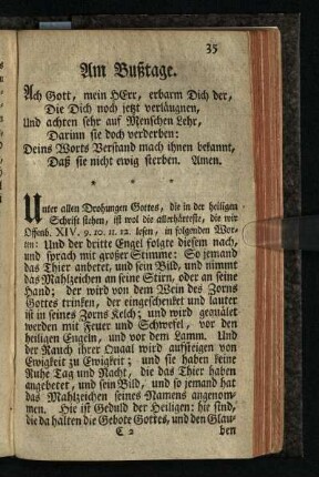 Am Bußtage