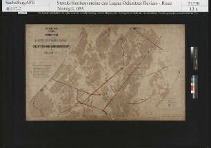 Oelsnitzer Steinkohlenbauverein / Oelsnitzer Bergbaugesellschaft/-gewerkschaft, Baue auf dem 2. Flöz (Vertrauenflöz), mit Nachbringungen