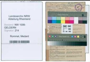 Entnazifizierung Medard Rommel , geb. 10.02.1886 (Beamter)