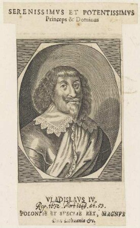 Bildnis des Wladislaus IV. von Polen