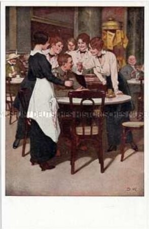 Postkartenserie zum Ersten Weltkrieg
