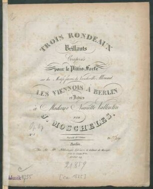 No. 1: Trois Rondeaux Brillants