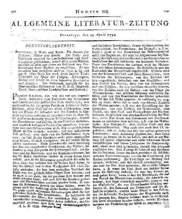 Blüten Anhaltischer Muse. - Cöthen : Aue Samml. 1. - 1792