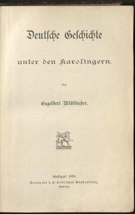 Deutsche Geschichte unter den Karolingern