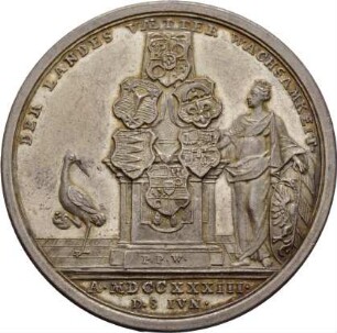 Medaille, 1733