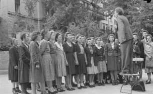 Volkskunsttage in Berlin : Auftritt eines Frauenchors