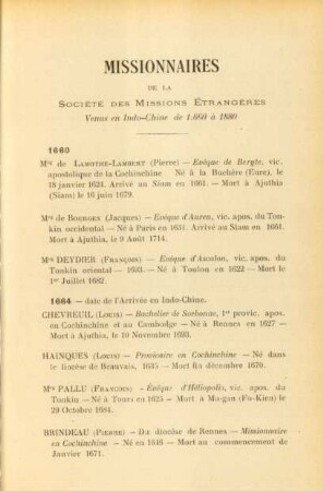 Missionnaires de la Société des Missions Étrangeres ...