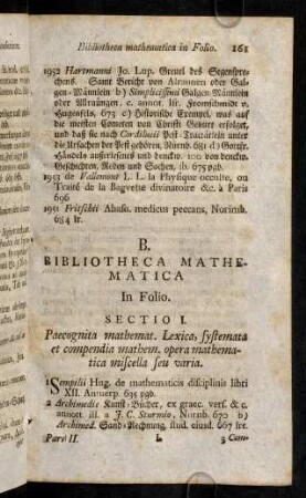 161-176, In Folio.