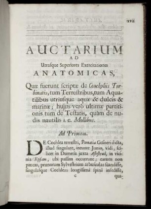 Auctarium AD
