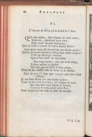 VI. L'Amour de Dieu est le Soleil de l'Ame.