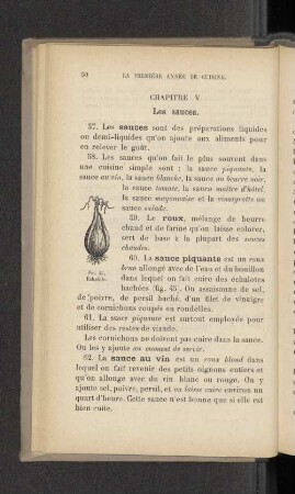 Chapitre V Les sauces.