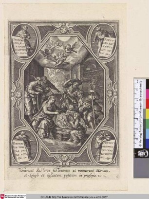 [Die Anbetung der Hirten; The adoration of the shepherds]