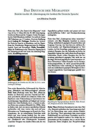 Das Deutsch der Migranten