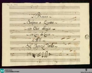Symphonies - Mus. Hs. 1403 : orch