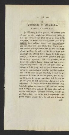 38. Beschwörung der Bergmännlein.