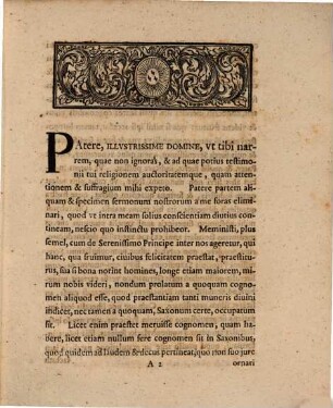 De probi cognomine, serenissimo principi ac domino, domino Wilhelmo Ernesto, duci Saxoniae ... in posterum, si ita videatur, tribuendo, ad ... Fridericum Gotthilf Marschallum dictum Greif ... epistola Io. Matthiae Gesneri
