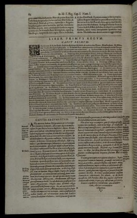 Liber Primus Regum. Caput Primum.