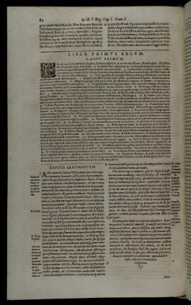 Liber Primus Regum. Caput Primum.