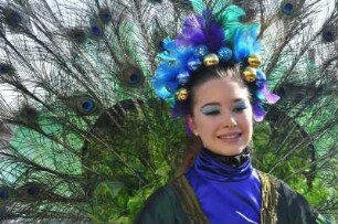 Karneval in Venedig : Aufgenommen am Karnevaldienstag, dem 21. Februar 2012, am Markusplatz in Venedig