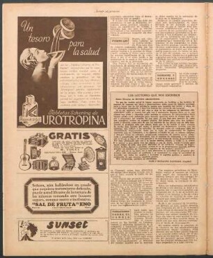 Los lectores que nos escriben