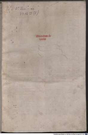 Decretum : mit der Glossa ordinaria von Johannes Teutonicus in der Bearbeitung von Bartholomaeus Brixiensis. Mit Inhaltsverzeichnis. Mit Privileg