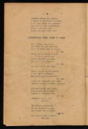 Couplet del ven y ven