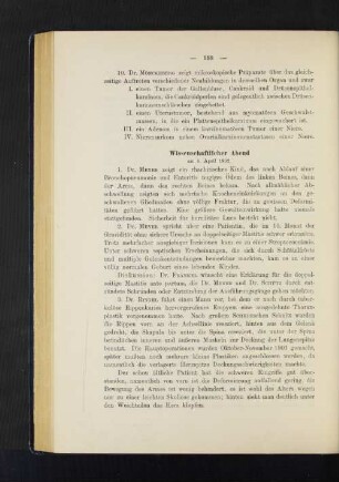 Wissenschaftlicher Abend am 5. April 1902.