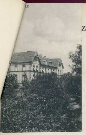 Foto des Vereinslazaretts in Blumenfeld